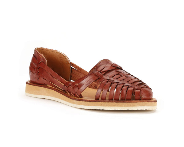 Natalia Braided Huarache Brandy