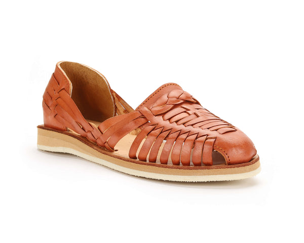 Natalia Braided Huarache Walnut