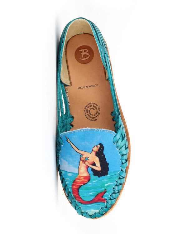 Mexican Lotería Sirena Huaraches
