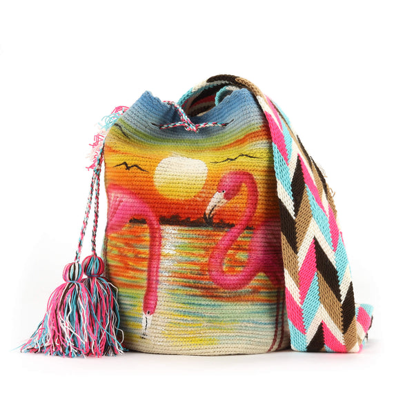 Wayuu Handbag Flamingo Island