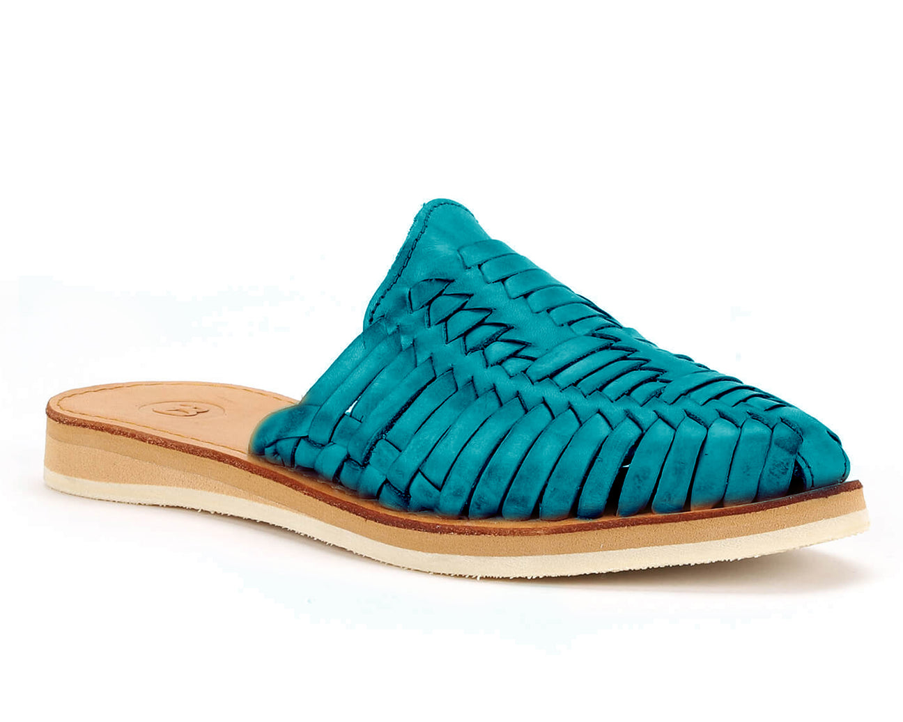 Marbella Huarache Slide Teal