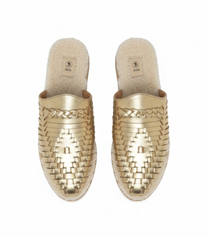 Marisol Winter Huarache Gold
