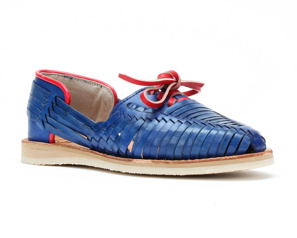 Bottomless Huaraches Royal Blue & Red
