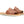 Huarache Peep-Toe Slides Walnut