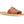 Huarache Peep-Toe Slides Walnut