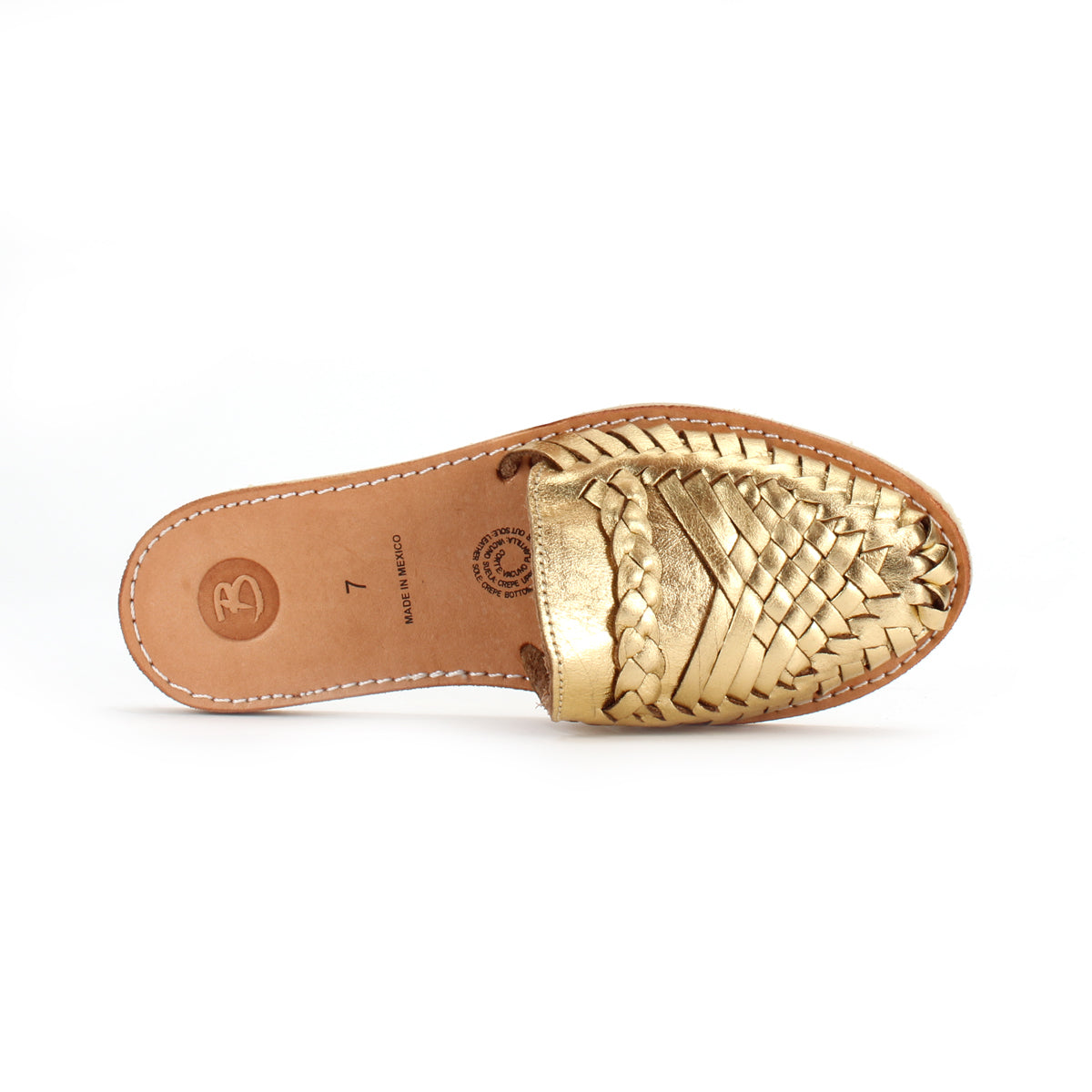 Gold huarache sandals deals