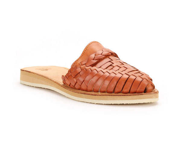 Marisol Huarache Slide Walnut
