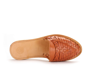 Marisol Huarache Slide Walnut