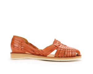 Natalia Braided Huarache Walnut